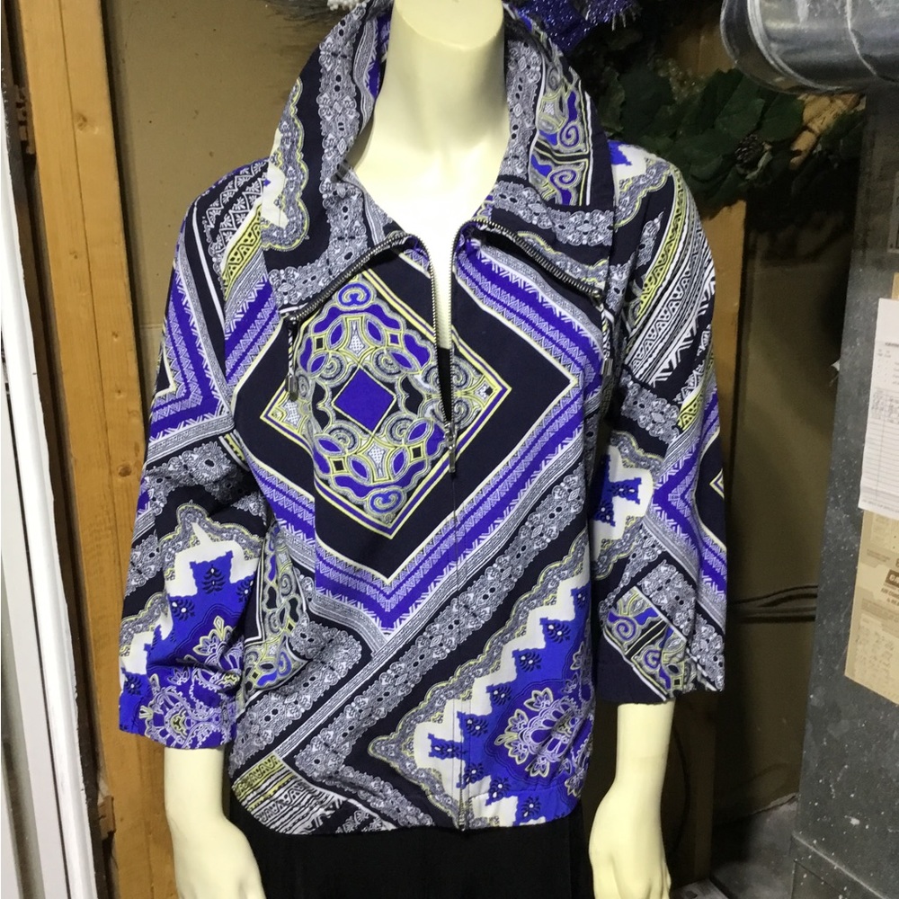 Zenergy By Chico’s Zip Up Blazer
